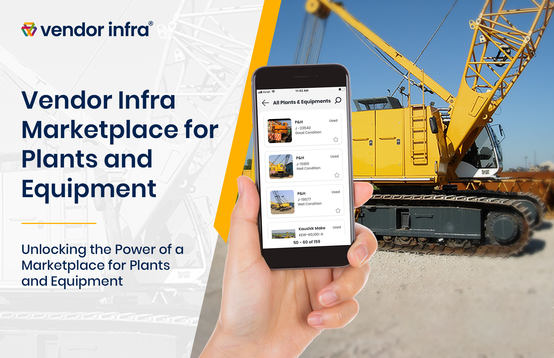 Vendor Infra Marketplace for Plants and Equipment